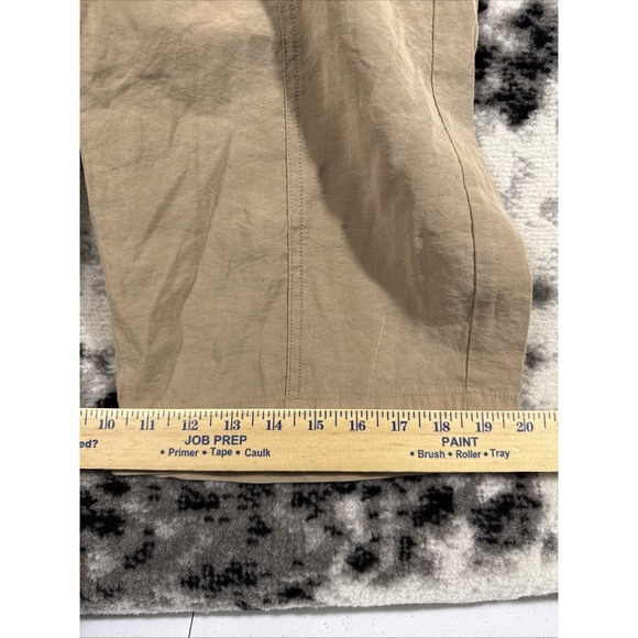 Madewell Straight Cargo Softdrape Pants Womens Small Brown Pull‎ On Drawstring - Picture 10 of 16